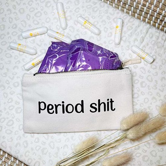 Letters by Lau | Organizer | Period Shit | Etui | Luiertas | Mommybag | Baby | Opbergtas | Katoen | Naturel | Kraamcadeau van Letters by Lau