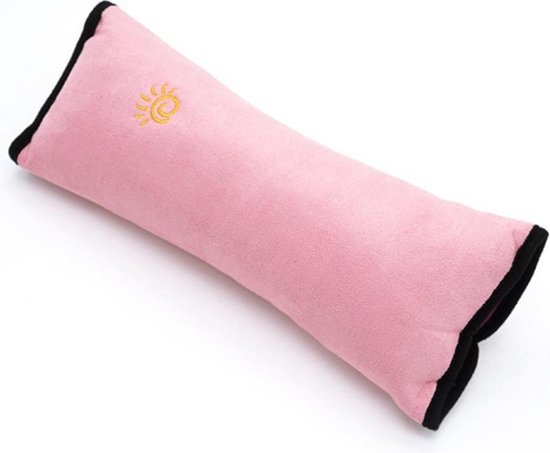 Leuke Auto Veiligheid Seat Belt Harness Schouder Pad Cover Kinderen Bescherming Cover Kussen Ondersteuning Auto Kussen Zetel riemen | roze van VD۔۔