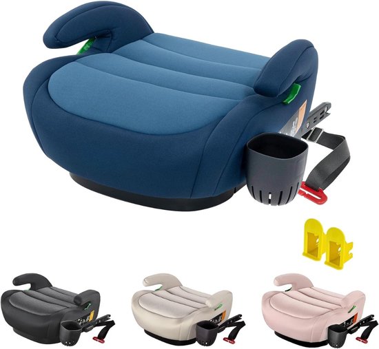 Levo® Zitverhoger Auto - Stoelverhoger voor Auto - Kinderzitje Auto - Metaal - 37cm x 44cm x 23cm