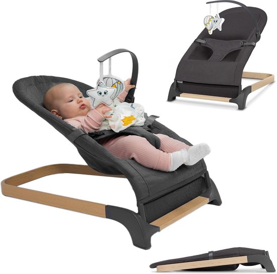 Lexium Elektrische wipstoel - Baby swing elektrisch - Elektrische schommelstoel - Elektrische schommelstoel baby van Lexium