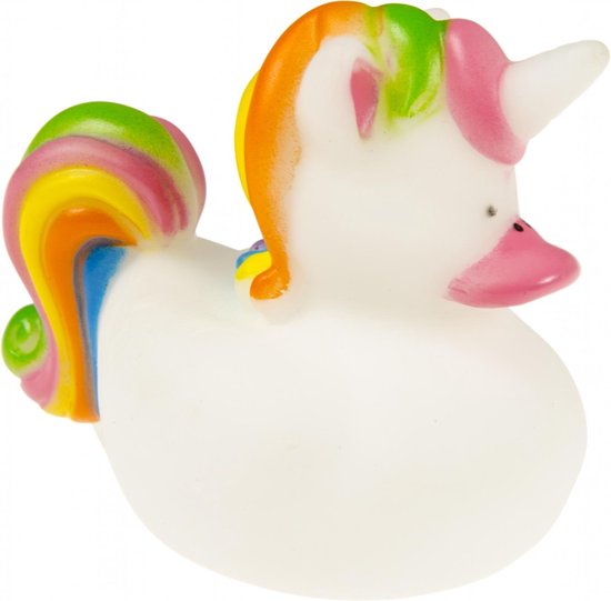 Lg-imports Eenhoorn Badeendjes Wit  7 Cm 4 Stuks van LG-Imports