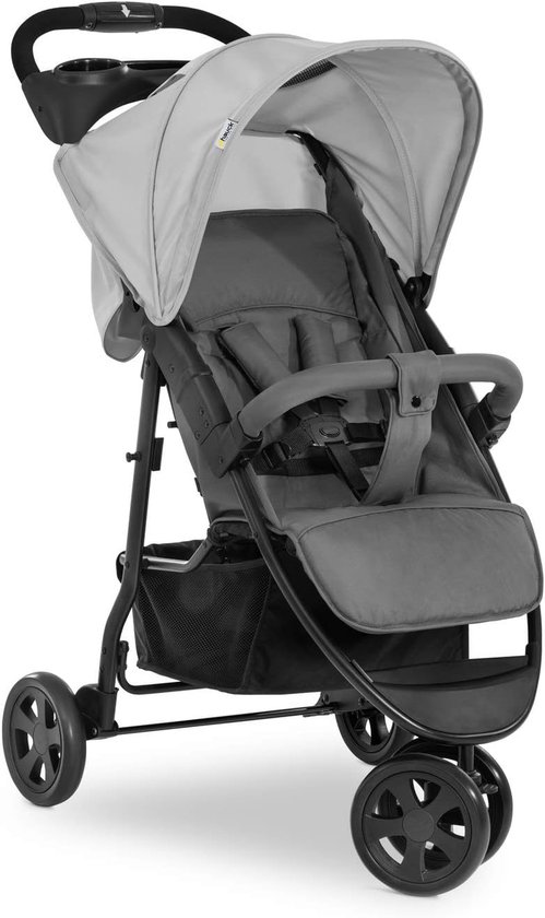 Lichte 3-wiel Buggy met Ligstand en Eénhandige Inklapfunctie - Geschikt tot 25 kg