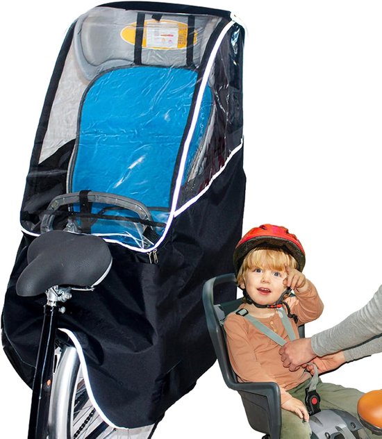 Lichtgewicht kinderzitje - Fietszitje achterop - Transparante PVC verdikte regenhoes - Handig voor woon-werkverkeer, regenachtige dagen, buitensporten en kamperen - 1 stuk van Deuter