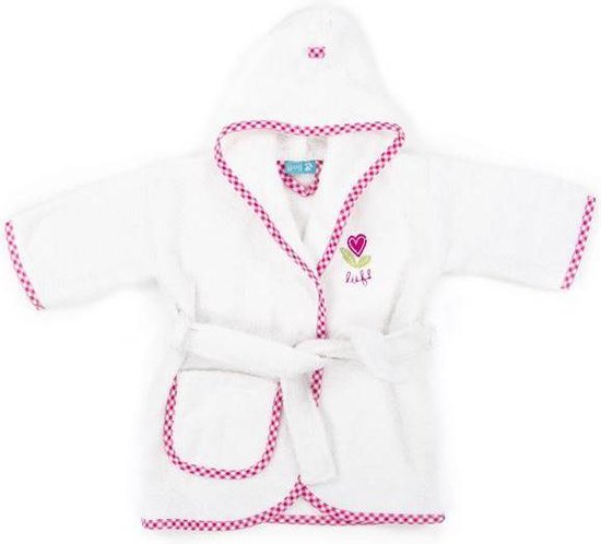 Lief! Girl Uni - Badjas - Katoen - 0-12 maanden - Wit van LIEF