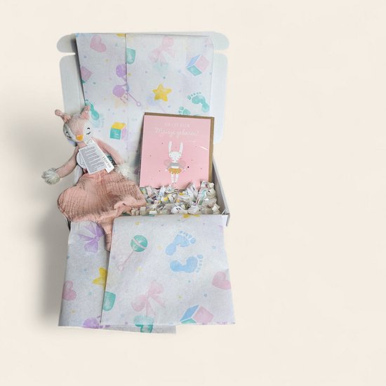 Lief Klein Meisje Geboren – Brievenbuscadeautje met Happy Horse Talia Roze van Happy Horse