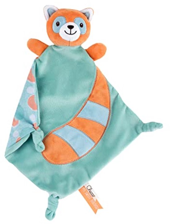 Lief Knuffeldoek Panda Rood - Zacht en Machinewasbaar voor Baby's van Lief!