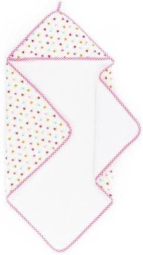 Lief Lifestyle! Badcape wit/roze van LIEF