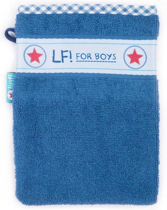 Lief! Lifestyle Washandje - Donker Blauw - 16 x 21 van Lief!