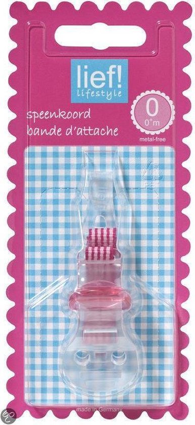 Lief! Speenkoord 0+ Mnd Meisjes van LIEF