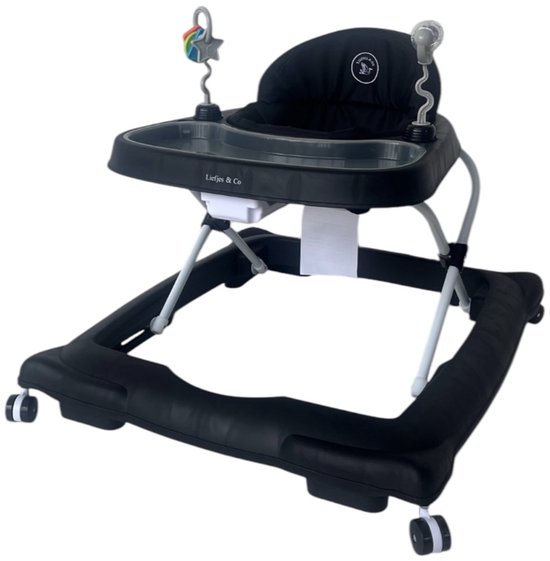 Liefjes & Co Loopstoel - Babywalker Zwart van Liefjes & Co