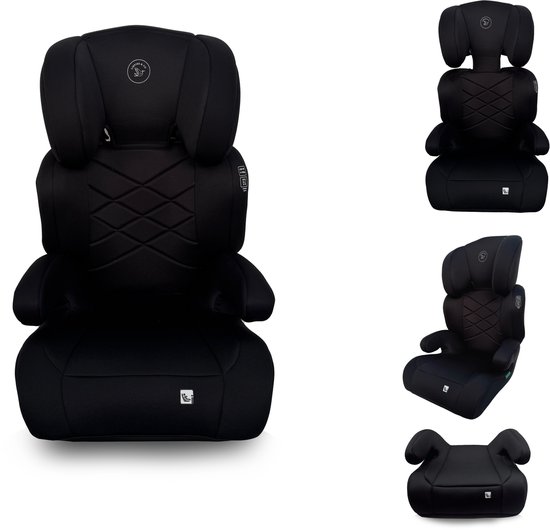 Liefjes & Co Moveup Autostoel – i-Size – Groep 2/3 (100–150 cm) Memory Foam - Afstelbare hoofdsteun - Booster van Liefjes & Co