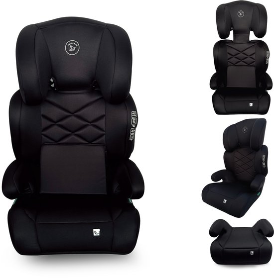 Liefjes & Co Moveup Isofix Autostoel – i-Size – Groep 2/3 (100–150 cm) Memory Foam - Afstelbare hoofdsteun - Booster van Merkloos