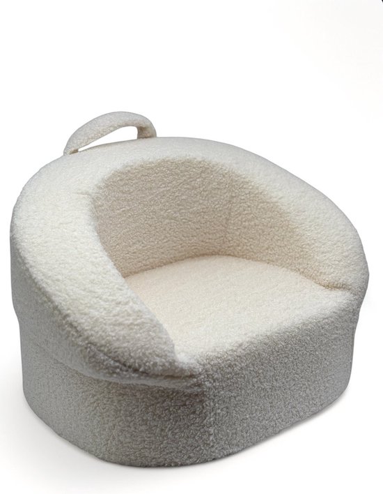 Liefjes & Co Teddy XL Fluffy Sofa - Kinderfauteuils - Kinderstoel - Kindersofa - Beige van Liefjes & Co