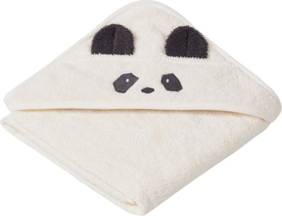 Liewood Albert Panda Badcape Creme De La Creme van Liewood