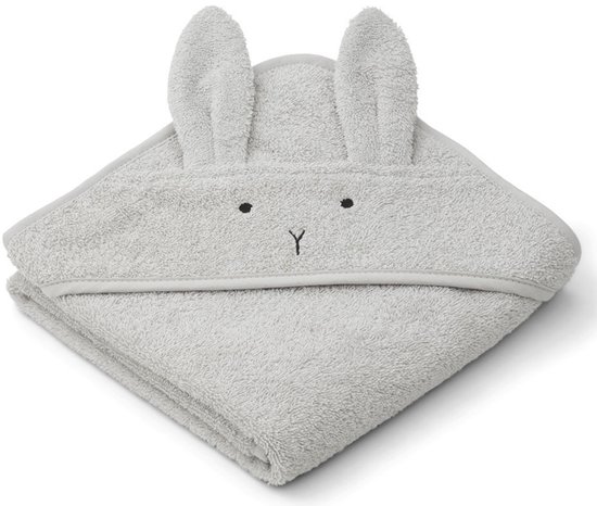 Liewood Albert Rabbit Badcape Dumbo Grey van Liewood