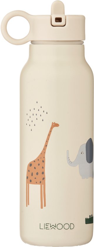 Liewood Falk Water Bottle - 350 ml - Safari Sandy Mix van Liewood