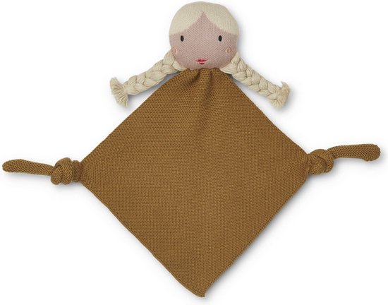 Liewood - Knuffeldoek - Alfie Cuddle Cloth - 22x22cm - Camel