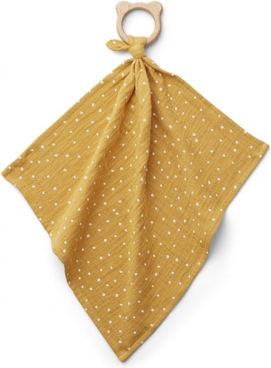 Liewood- Knuffeldoek Dines met Bijtring - Knuffeldoekjes van Liewood