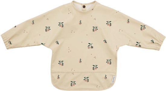 Liewood Merle slabbetje met mouwen Peach/sea shell mix van Liewood