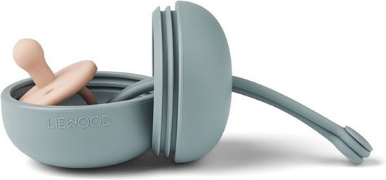 Liewood Philip fopspeenhouder Blue fog van Merkloos