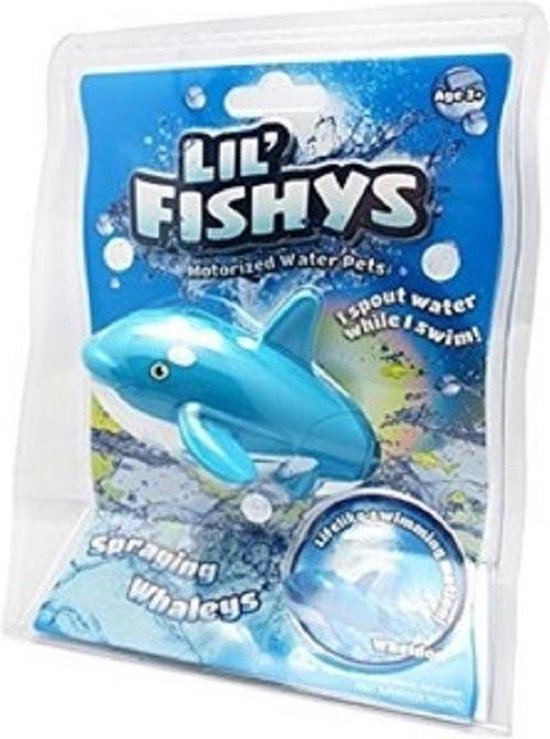 Lil Fishys Walvis robot speelgoed - Sproeit met water van Little Tikes