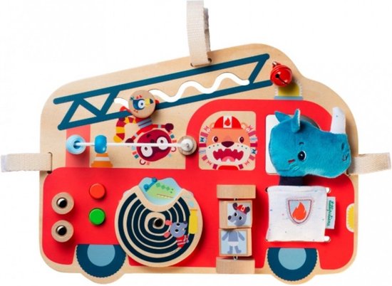Lilliputiens Brandweerwagen activiteitenpaneel van Lilliputiens