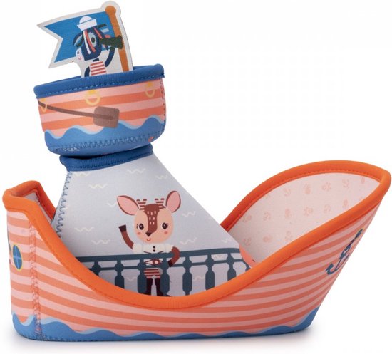 Lilliputiens - Jack Piratenboot - 2-in-1 Boot Het Bovenste Deel Van De Boot Kan Losgemaakt Worden - Badspeelgoed - Geschikt Vanaf 10 Maanden van Lilliputiens