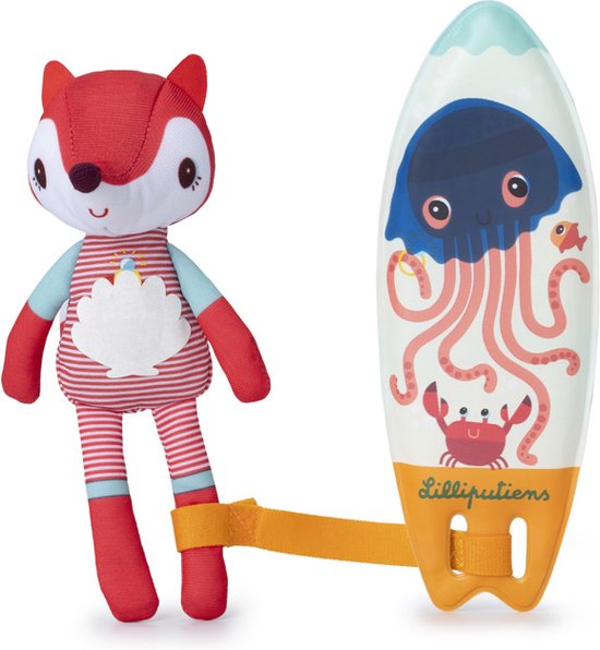 Lilliputiens - Magische Surfer Alice De Vos - Badspeelgoed - Er Verschijnen Tekeningen Op Haar Wetsuit En Board Als Ze In Het Water Springt - Geschikt Vanaf 1 Jaar van Lilliputiens