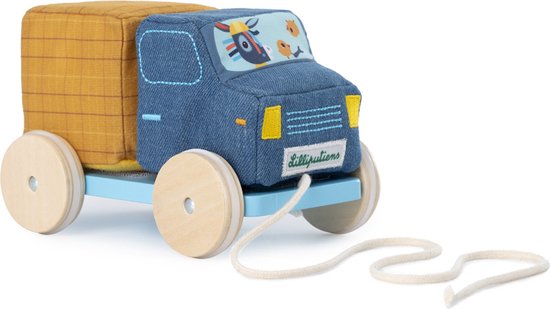 Lilliputiens - Trekfiguur Betonwagen - Geluiden En Acties Zijn Aan De Orde Van De Dag: Een Wagen Vol Met Activiteiten - Geschikt Vanaf 1 Jaar van Lilliputiens