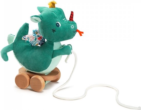 Lilliputiens Trekknuffel - Draak Joe van Lilliputiens