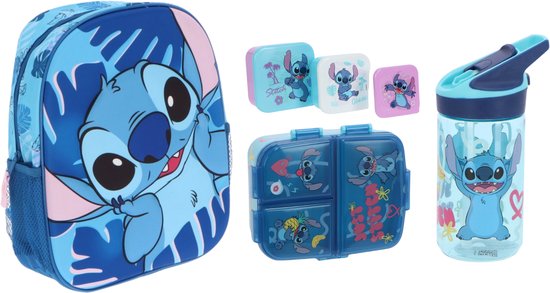 Lilo & Stitch school set; rugzak en lunchset