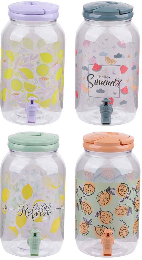 Limonadedispenser, 4 Liter van Merkloos