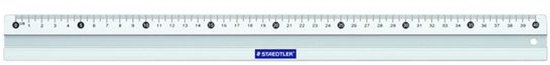 Liniaal Staedtler 563 400mm aluminium | 10 stuks