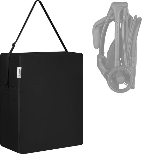Lionelo Agia Travel Bag – Transporttas voor Kinderwagen & Buggy Lionelo Agia – Beschermt tegen Stof, Vuil en Krassen – Stevig Materiaal met Ritssluiting – Handige Draaghengsels – Ideaal voor Reizen, Vliegtuig en Opslag
