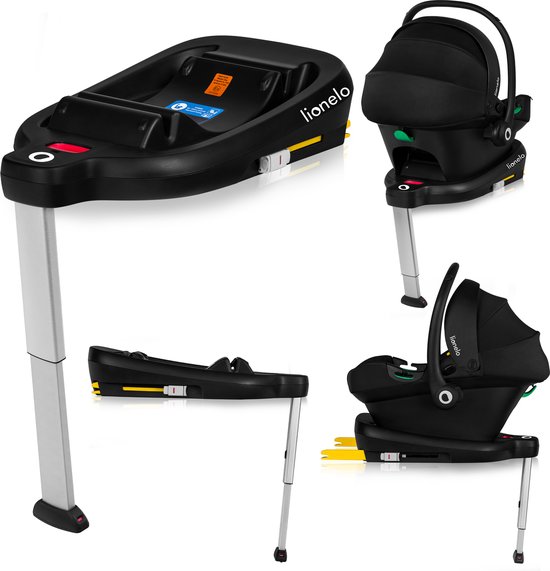Lionelo Astrid i-Size Basis - voor Autostoel - Geavanceerde veiligheid voor kinderen tot 105 cm - eenvoudige montage met ISOFIX van Lionelo