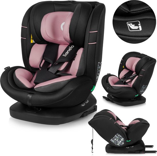 Lionelo Bastiaan - i-Size Autostoeltje 4in1 - 360° Draaibaar - ISOFIX & Top Tether - Groep 0-1-2-3 (40-150 cm) - SideProtect Zijbescherming - Memory Foam Hoofdsteun - RWF & FWF - Verstelbare Hoofdsteun & Rugleuning - DriSeat Luchtcirculatie van Merkloos