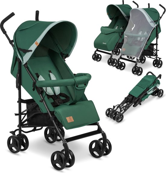 Lionelo Elia Buggy - Kinderwagen - Rijke set - lichte 7kg - Verstelbare van LIONELO