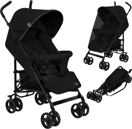 Lionelo Elia - Buggy - Lichte 7kg en Duurzame Kinderwagen - Paraplu Buggy - 5-Punts Gordel - Rijke set - Grote Mand - Muskietennet - Geschikt voor Kinderen tot 15 kg - Verstelbare rugleuning tot Ligpositie en voetensteun - van 6 maanden tot 5 jaar van LIONELO
