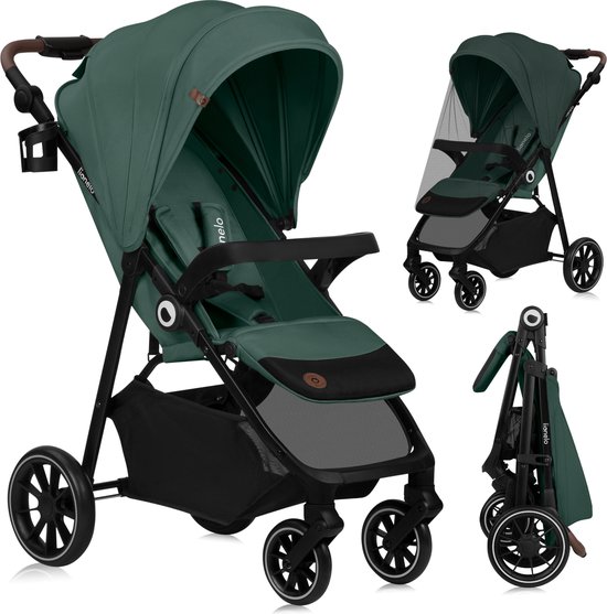 Lionelo Emma One - Buggy - Kinderwagen tot 22 kg - XXL Kapje - EVA Wielen van LIONELO