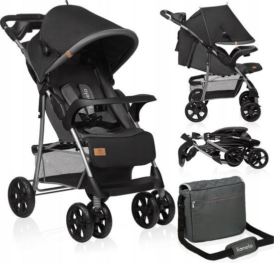 Lionelo Emma Plus - Buggy - lichte - 5-punts gordel - Kinderwagen tot 15kg van LIONELO