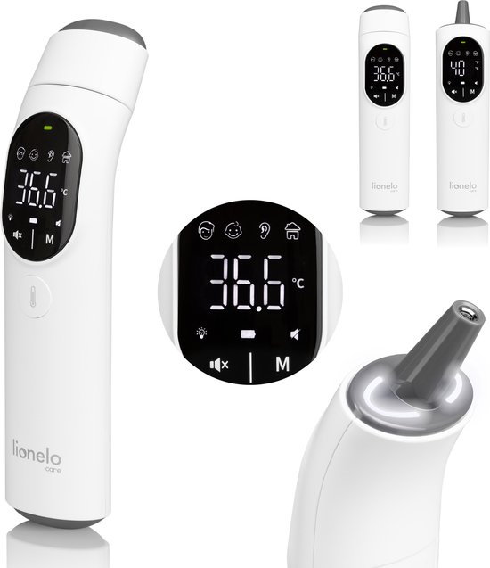 Lionelo FeverScan - Thermometer voor Baby's en Kinderen - Contactloze Infraroodthermometer - Snelle meettijd 1 seconde van LIONELO