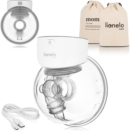 Lionelo Fidi Free Simple - Borstkolf - Elektrische moedermelkpomp - 180 ml - draagbare 2-fasen-borstkolf - handsfree - tweefasen van Lionelo