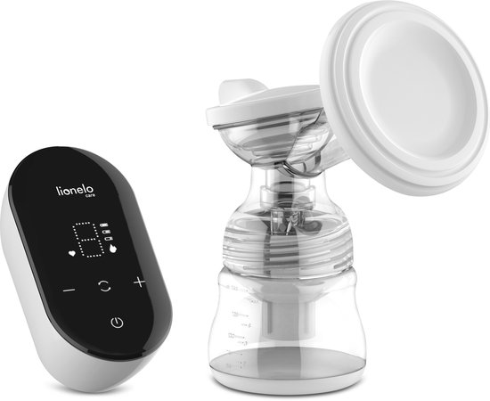 Lionelo Fidi GO - Borstkolf - 9 zuigkrachten en 5 massage niveaus - Zeer stille werking - Rijke set accesoires (USB-kabel, netstroom en batterij) van LIONELO