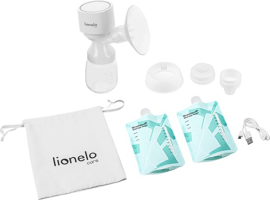 Lionelo Fidi One - Elektrische Borstkolf - Draadloos - Driefasige - 9 intensiteitsniveaus - Helder display - BPA free van Lionelo