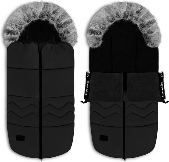 Lionelo - Frode - Slaapzak voor kinderwagens - Waterdichte buitenstof - Universele gordelopeningen - Dubbele ritssluiting - Zachte fleece voering - Anti-allergene vulling van Merkloos