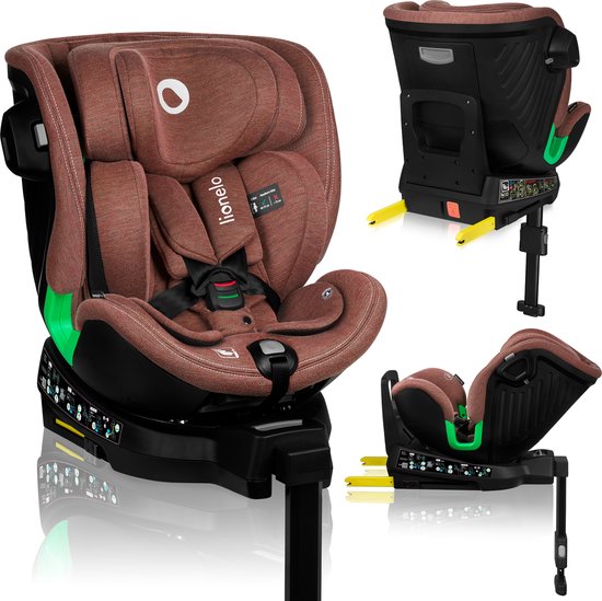 Lionelo - Harmony i-Size - autostoel - 360' draaibare basis - brede zitting - Achterwaarts gericht tot 105 cm (18 kg) van Lionelo