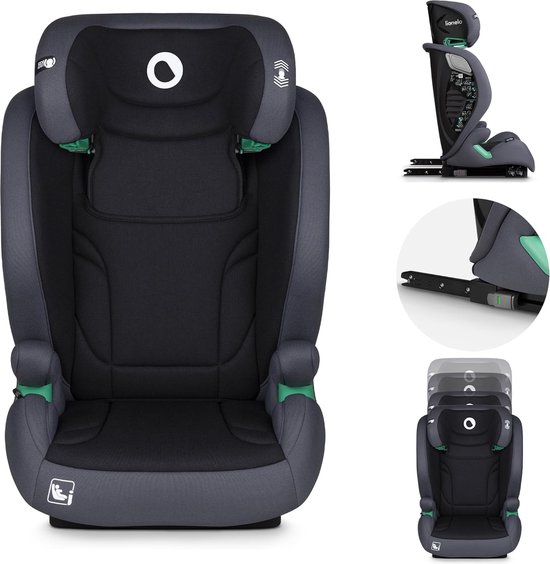 Lionelo Igo - i-Size Autostoeltje - ISOFIX - 100-150cm - Groep 2-3 - 15-36 kg - Memory Foam van LIONELO