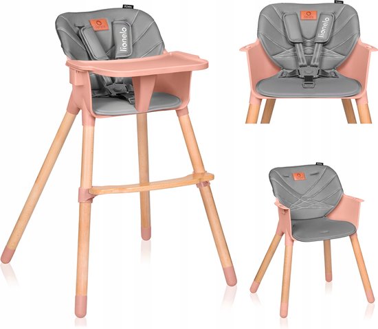 Lionelo Koen - Kinderstoel - 5-punts veiligheidsgordel - antislip voetjes - draagvermogen van 30 kg van Lionelo