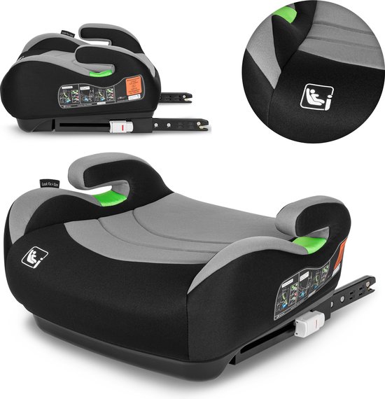 Lionelo Luuk FIX - Zitverhoger - ISOFIX - i-Size - Autostoel Booster - 22-36kg, 125-150 cm van LIONELO