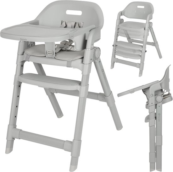 Lionelo Matt Kinderstoel 5in1 – Meegroeiende Eetstoel van 6 Maanden tot 110 kg – Opvouwbaar – Verstelbare Zitting & Voetensteun – 5-Puntsgordel – Afneembare Tray – Compact Design – Kinderstoel voor Baby, Kind en Volwassene